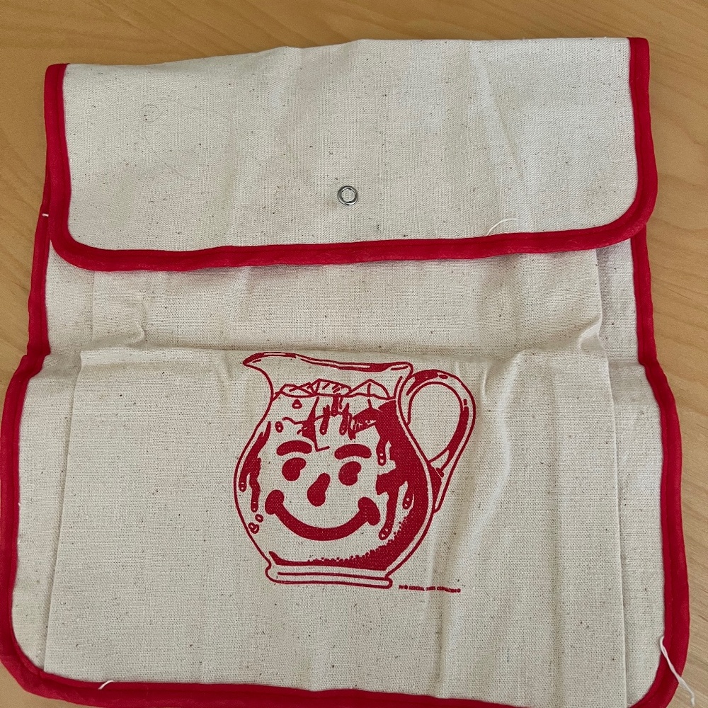 Vintage Kool Aid Canvas Cloth Back Pack Tote, Collectible